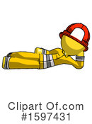 Yellow Design Mascot Clipart #1597431 by Leo Blanchette