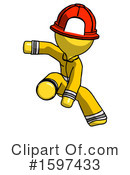 Yellow Design Mascot Clipart #1597433 by Leo Blanchette