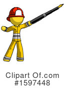 Yellow Design Mascot Clipart #1597448 by Leo Blanchette