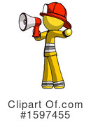 Yellow Design Mascot Clipart #1597455 by Leo Blanchette