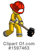 Yellow Design Mascot Clipart #1597463 by Leo Blanchette