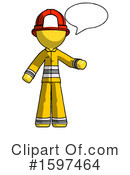 Yellow Design Mascot Clipart #1597464 by Leo Blanchette