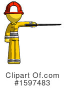 Yellow Design Mascot Clipart #1597483 by Leo Blanchette