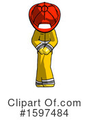 Yellow Design Mascot Clipart #1597484 by Leo Blanchette