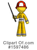 Yellow Design Mascot Clipart #1597486 by Leo Blanchette