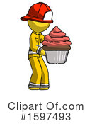 Yellow Design Mascot Clipart #1597493 by Leo Blanchette