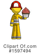 Yellow Design Mascot Clipart #1597494 by Leo Blanchette