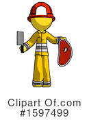 Yellow Design Mascot Clipart #1597499 by Leo Blanchette