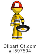 Yellow Design Mascot Clipart #1597504 by Leo Blanchette