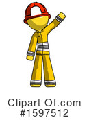 Yellow Design Mascot Clipart #1597512 by Leo Blanchette