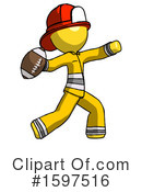 Yellow Design Mascot Clipart #1597516 by Leo Blanchette
