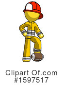 Yellow Design Mascot Clipart #1597517 by Leo Blanchette