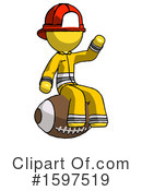Yellow Design Mascot Clipart #1597519 by Leo Blanchette