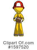 Yellow Design Mascot Clipart #1597520 by Leo Blanchette