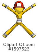 Yellow Design Mascot Clipart #1597523 by Leo Blanchette