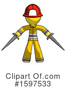 Yellow Design Mascot Clipart #1597533 by Leo Blanchette