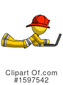 Yellow Design Mascot Clipart #1597542 by Leo Blanchette