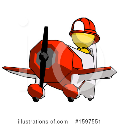 Royalty-Free (RF) Yellow Design Mascot Clipart Illustration by Leo Blanchette - Stock Sample #1597551