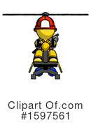 Yellow Design Mascot Clipart #1597561 by Leo Blanchette
