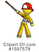 Yellow Design Mascot Clipart #1597579 by Leo Blanchette