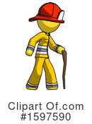 Yellow Design Mascot Clipart #1597590 by Leo Blanchette