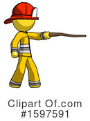 Yellow Design Mascot Clipart #1597591 by Leo Blanchette