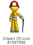 Yellow Design Mascot Clipart #1597592 by Leo Blanchette