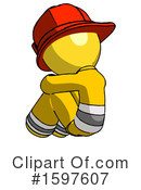 Yellow Design Mascot Clipart #1597607 by Leo Blanchette