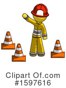 Yellow Design Mascot Clipart #1597616 by Leo Blanchette