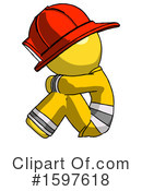 Yellow Design Mascot Clipart #1597618 by Leo Blanchette