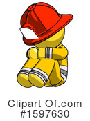 Yellow Design Mascot Clipart #1597630 by Leo Blanchette