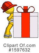 Yellow Design Mascot Clipart #1597632 by Leo Blanchette