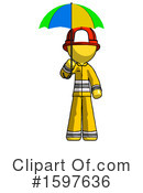 Yellow Design Mascot Clipart #1597636 by Leo Blanchette
