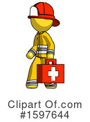 Yellow Design Mascot Clipart #1597644 by Leo Blanchette