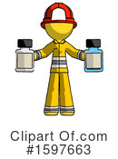 Yellow Design Mascot Clipart #1597663 by Leo Blanchette