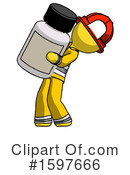Yellow Design Mascot Clipart #1597666 by Leo Blanchette