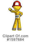 Yellow Design Mascot Clipart #1597684 by Leo Blanchette