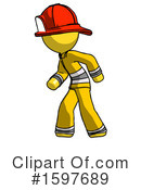 Yellow Design Mascot Clipart #1597689 by Leo Blanchette