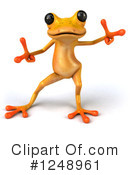 Yellow Frog Clipart #1248961 by Julos