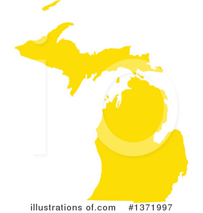 Yellow States Clipart #1371997 by Jamers