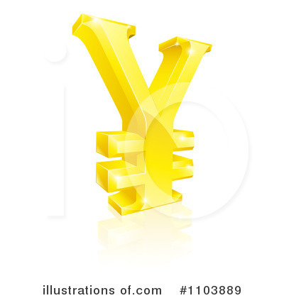 Yen Clipart #1103889 by AtStockIllustration