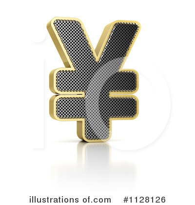 Royalty-Free (RF) Yen Symbol Clipart Illustration by stockillustrations - Stock Sample #1128126