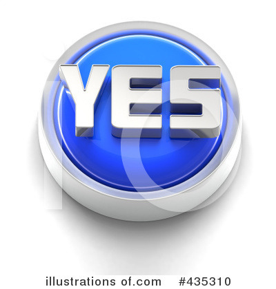 Royalty-Free (RF) Yes Clipart Illustration by Tonis Pan - Stock Sample #435310