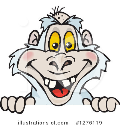 Royalty-Free (RF) Yeti Clipart Illustration by Dennis Holmes Designs - Stock Sample #1276119