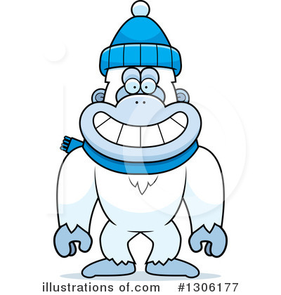 Abominable Snowman Clipart #1306177 by Cory Thoman