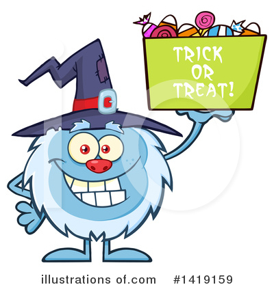 Royalty-Free (RF) Yeti Clipart Illustration by Hit Toon - Stock Sample #1419159