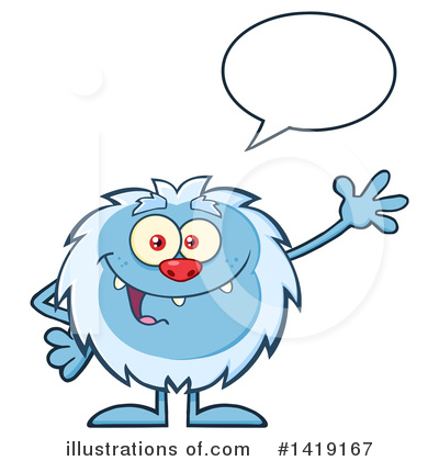 Royalty-Free (RF) Yeti Clipart Illustration by Hit Toon - Stock Sample #1419167