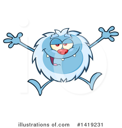Royalty-Free (RF) Yeti Clipart Illustration by Hit Toon - Stock Sample #1419231