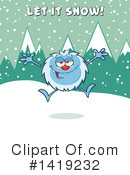 Yeti Clipart #1419232 by Hit Toon