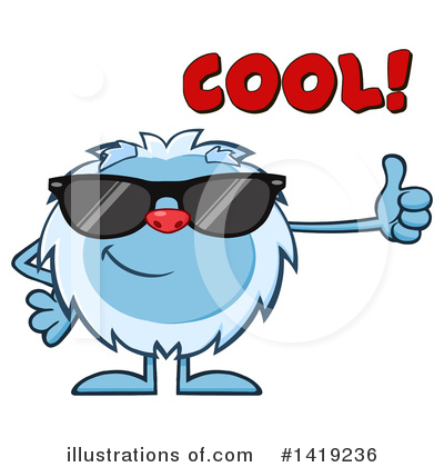 Royalty-Free (RF) Yeti Clipart Illustration by Hit Toon - Stock Sample #1419236